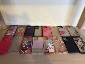 Assorted Collection of iPhone Protective Phone Cases (15 Pieces)